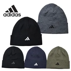アディダス adidas 帽子 ニット帽 ビーニー ニットキャップ 254-011001 刺繍ロゴ ブランドロゴ アクリル素材 防寒 メンズ レディース ユニセックス アウトドア
