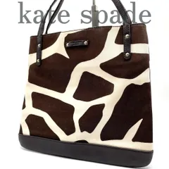 ★【レア】kate spade new york  ケイトスペード　牛柄　ハンドバッグ　アニマル柄