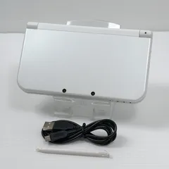 美品 New ニンテンドー 3DSLL パールホワイト 両画面IPS液晶 遊べるセット 動作確認済み ds 3dsll 3DS LL 任天堂