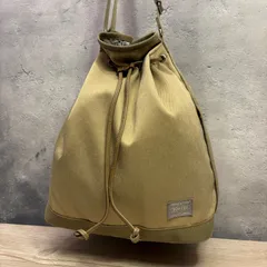 ✨PORTER GIRL ポーターガール NODE ノード　ショルダーバッグ ベージュ✨ かわいい花柄内装 巾着デザイン 綺麗 斜め掛け 肩掛け 軽量 デイリー 通勤 通学 吉田カバン