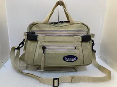 HARVEST LABEL 3way バッグ ハンド ショルダー ボディ /ベージュ