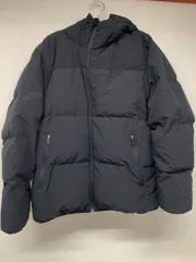 GU (ジーユー) ヒートパデッドブルゾン フード付き Lサイズ ブラック ダウンジャケット