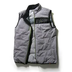 【新品】 New Balance Golf × TOPTHERMO ／ ニューバランスゴルフ × トップサーモ　撥水 軽量 ハイブリッドダウンベスト 吸湿 発熱 ダブルジップ ｜ 秋冬