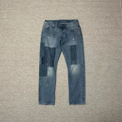 LEVI'S 501 パッチワークデニムジーンズ