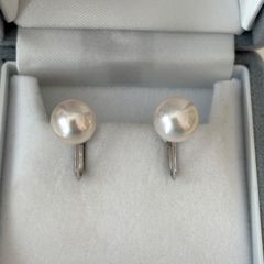 白蝶真珠 ピアス 11mm プラチナポスト | Mercari