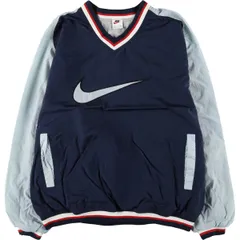 古着 90年代 ナイキ NIKE Vネック ナイロンプルオーバー メンズL相当 ヴィンテージ/eaa600526