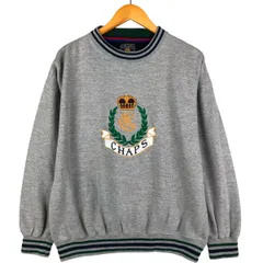 古着 80年代 ラルフローレン Ralph Lauren CHAPS チャップス ロゴスウェットシャツ トレーナー メンズL相当 ヴィンテージ/eaa594181