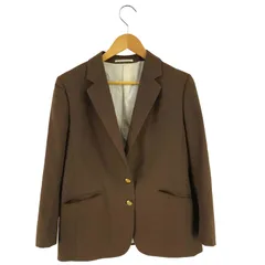 アクアスキュータム AQUASCUTUM カナダ製 金ボタン テーラードジャケット レディース 表記無 