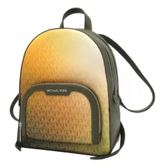 【新品】マイケルコース 35F5S8TB8V バッグ リュック MICHAEL KORS JAYCEE MKシグネチャー メタルロゴ ミディアム オンブレ グラデーション ジップ バックパック アウトレット レディース
