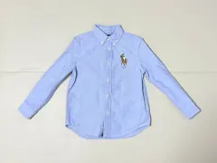 ポロ キッズ Oxford ビッグポニー シャツ 5サイズ