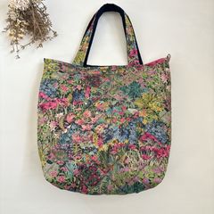 極希少】 les habits neufs レザビヌフ かぼちゃバッグ 総柄 - メルカリ