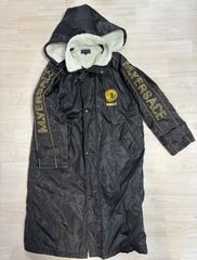 希少】ヴィンテージ A.VERSACE ヴェルサーチ ベンチコート 刺繍 - メルカリ