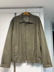 スウェード ブルゾン ジャケット XL