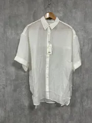 美品 yuw タグ付未使用品 シースルー ネル シャツ sizeF/白 ■◇ レディース