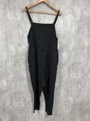 美品 canal jean タグ付未使用品 オールインワン size38/黒 ■■◎レディース