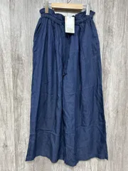 美品 niko and ニコ アンド ワイドパンツ タグ付未使用品 イージー パンツ sizeM/青 ■■ レディース