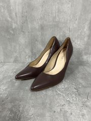 ZARA ポインテッドトゥ パンプス チョコレートブラウン 39 25cm - メルカリ
