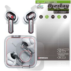 Nothing Ear (3) ケース・イヤホン用セット 保護フィルム OverLay Brilliant Premium 液晶保護 黒が引き締まる 高光沢 AR 反射低減