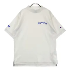 サイズ：LARGE CHAMPION GOLF チャンピオンゴルフ 2025年モデル モックネック半袖Tシャツ  ホワイト系 [240101560925] ゴルフウェア メンズ ストスト