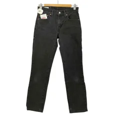 リーバイス Levis PREMIUM USA製 511 ジッパーフライ スリムフィット ブラックデニム スキニー レディース  W28 L32