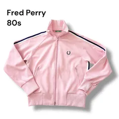 【希少・80s】Fred Perry フレッドペリー トラックジャケット ジャージ ピンク M レディース 長袖 ヴィンテージ ヒットユニオン