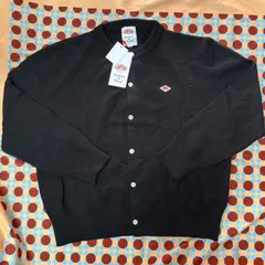 秋冬新作☆DANTONの赤いロゴが映えるブラックカーディガン。トレンド感たっぷりの新作です。