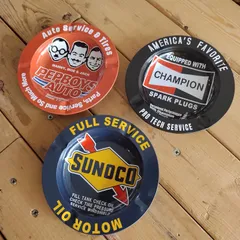 モーターカンパニー アシュトレイ/Pepboys Champion Sunoco/アメリカン雑貨 ガレージ 小物入れ 灰皿