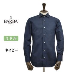 LUIGI BORRELLI napoli ハイカウント鹿の子カッタウェイシャツ - メルカリ