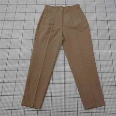 ◇ Θ ザラ ZARA ベージュ系テーパードパンツ レディース Mサイズ E  【1509300015527】