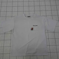 ◇ Θ トムとジェリー TOM and JERRY ポケット刺繍Tシャツ メンズ ホワイト系 E  【1509300016630】