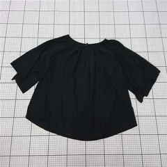 ◇ ⊂ クローゼットストーリー closet story UNITED ARROWS フレアスリーブブラウス ブラック系 レディース L E  【1510230003393】