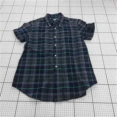 ◇ ⊂ オーセンティック AUTHENTIC SA-11100129 チェック柄半袖シャツ メンズ M E  【1510230003317】のサムネイル