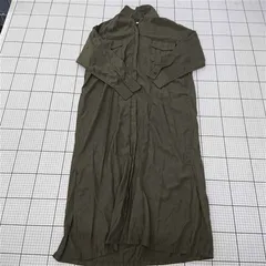 ◇ Θ アイテムズ アーバンリサーチ ITEMS URBAN RESEARCH シャツワンピース カーキ系 レディース Free E  【1510230003072】