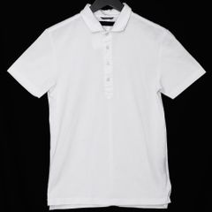 新品✨【HUGO BOSS】半袖ポロシャツ ピマコットン ホワイト L サイズ HUGO BOSS (ヒューゴボス) ハーフジップ 半袖 ポロシャツ PORSCHE