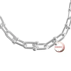 TIFFANY&Co. ティファニー ハードウェア グラジュエイテッド リンク ネックレス シルバー【中古】
