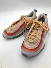 NIKE ナイキ エアマックス 97 FOOTBALL GREY LIGHT THISTLE-WHITE スニーカー size22.5/マルチカラー ■■ レディース