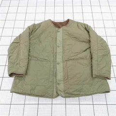 ■ ⊇ ライトオン Right-on BIGDAY 04-01-1980 リバーシブルボアジャケット メンズ Lサイズ カーキ ブラウン系 E  【1510230011855】