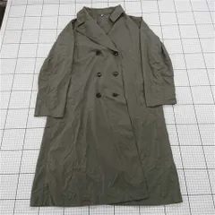 ◇ ⊇ 無印良品 MUJI ナイロンコート カーキ系 Mサイズ メンズ E  【1510240004625】