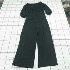 ◇ ⊂ ナチュラルクチュール オフショルダーオールインワン ブラック系 レディース Lサイズ E  【1510240005639】のサムネイル