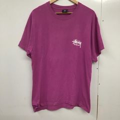 Stussy 紫 Tシャツ バックプリント - メルカリ
