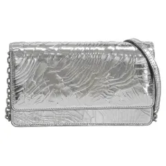 シルバー 950 ウォレットチェーン SILVER 950 DOUBLE HOOK WALLET CHAIN(FREE SIZE Silver): GOTHIC