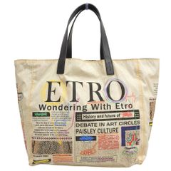 超美品 エトロ ETRO 2024年商品 ペイズリー ジャガードキャンバス