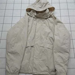 ◇ Θ 【ユニクロ UNIQLO】ブロックテックパーカ XLサイズ ベージュ系 メンズ ウィンドプルーフ E  【1509190013207】