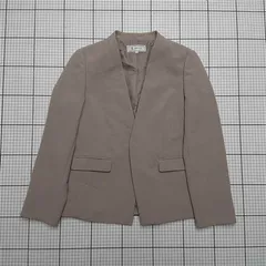 ◇ ⊇ 【ロペピクニック】ノーカラージャケット ベージュ系 サイズ40 レディース E  【1509190014204】