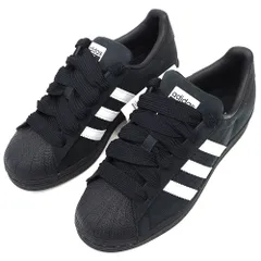 未使用品 adidas SUPERSTAR ヌバックレザー スニーカー 【サイズ：US5(23cm)】 コアブラック ID0996 スーパースター アディダス レディース 3L/H06656/KOV14/