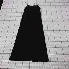 ◇ ⊂ ワンピース ナノ・ユニバース nano・universe キャミソールロングワンピース ブラック系 レディース F E  【1509300003791】