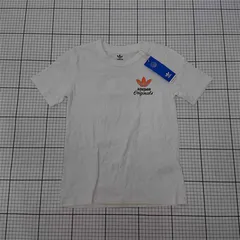 ◇ ⊂ 未使用 アディダス adidas Originals HL9348 DM423 キッズTシャツ ホワイト系 130cm E  【1509300016869】