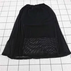 ◇ ⊂ ウィゴー WEGO WE20SM04-L2364 メッシュ切替スカート ブラック系 レディース E  【1509300016647】のサムネイル