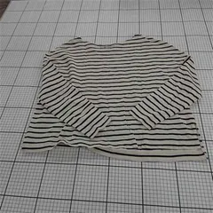 ◇ Θ ナノ・ユニバース nano・universe ボーダー長袖カットソー Fサイズ レディース E  【1510070005496】