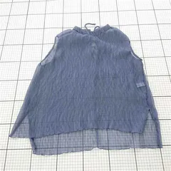 ◇ ⊂ ラグナムーン LAGUNAMOON シアーブラウス キャミソールセット ブルー系 レディース E  【1510070007193】のサムネイル